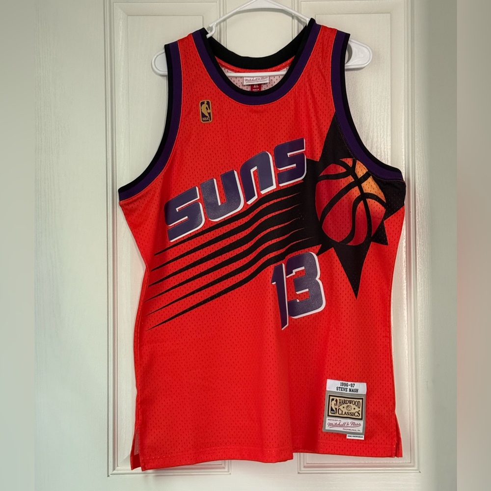 Mitchell & Ness Suns Kids Jersey - Red and Purple